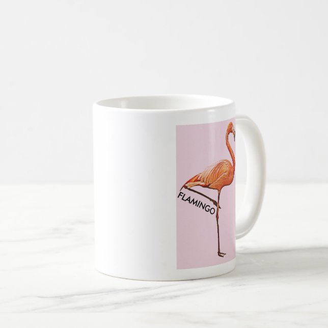 Mug flamant rose (Devant droit)