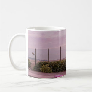 Mug Flamant rose flotteur dans la piscine