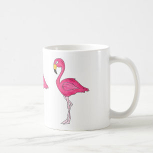 Mug Flamant rose rose Flamants roses d'oiseaux tropica