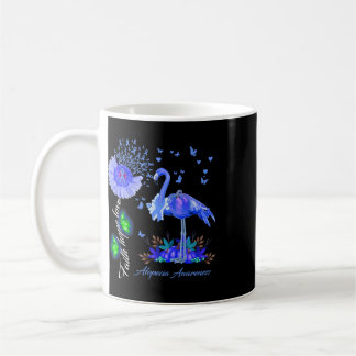 Mug Flamingo Faith Hope Love Alopecia Awareness