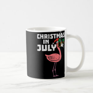 Mug Flamingo Santa Lunettes de soleil Noël en juillet 