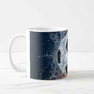 Mug Flamme Football/Balle de Football Jeu d'oreiller