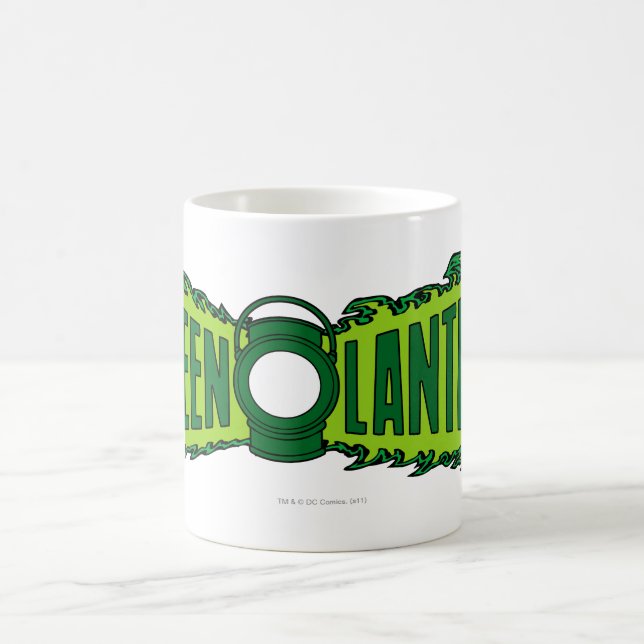 Mug Flammes du logo vert (Centre)