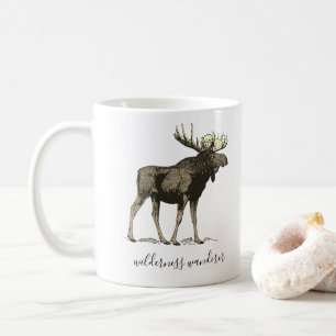 Mug Flâner Dans Le Camper En Émail Blanc Sauvage