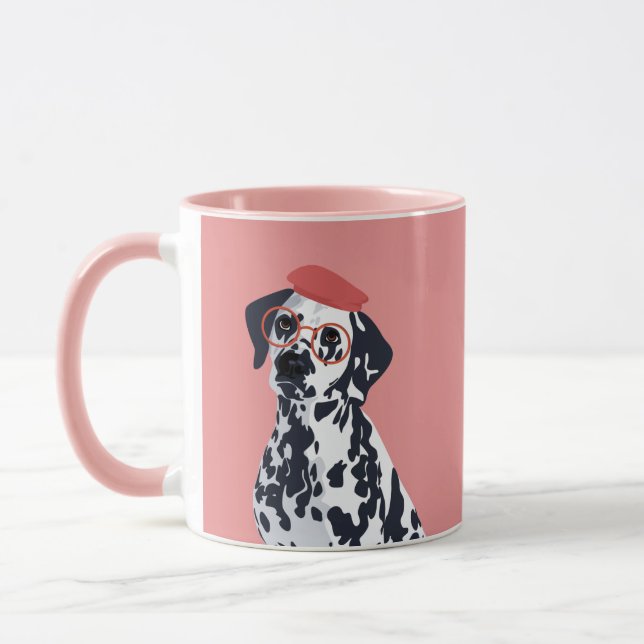 Mug Flanquez un coup de poing à le chien de Dalmate (Gauche)