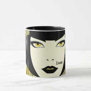 Mug Flapper des années 1920. Personnalisé