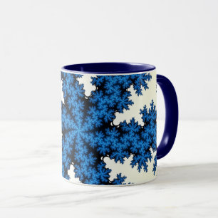 Mug Fléau de neige bleu Chine