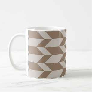 Mug Flèche à deux tons en gras Chevron Boutons neutres