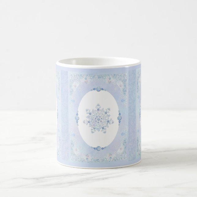 Mug Flèche de neige bleu glace (Centre)