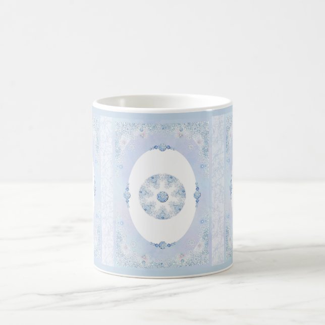 Mug Flèche de neige bleu glace (Centre)