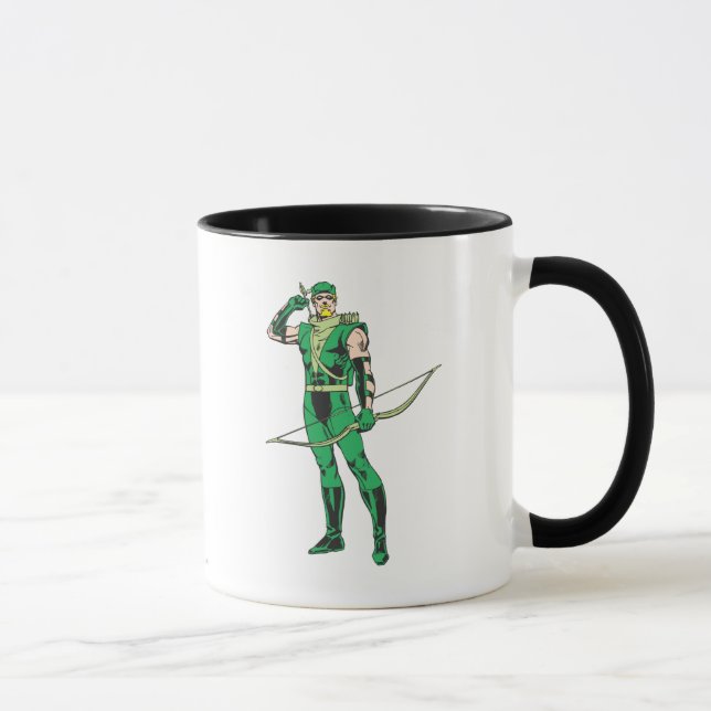 Mug Flèche verte avec cible (Droite)