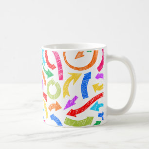 Mug Flèches de griffes colorées