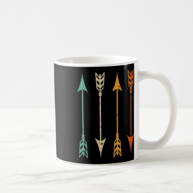 Mug Flèches vintages de tir à l'arc pour la chasse à l (Droite)