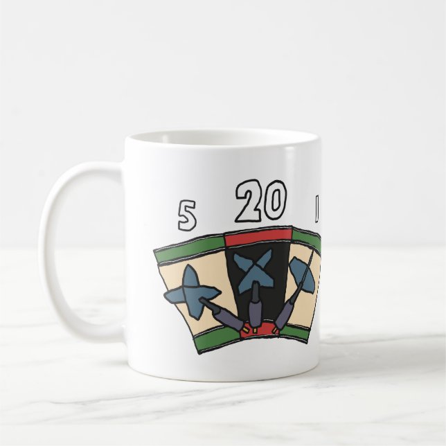 Mug fléchettes 180 (Gauche)