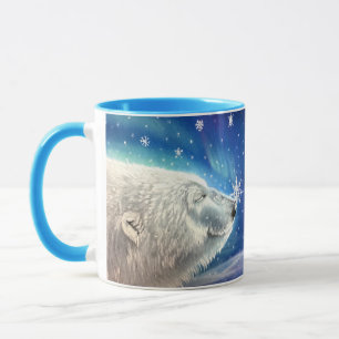 Mug - Fléchettes de neige à l'ours polaire par Mic