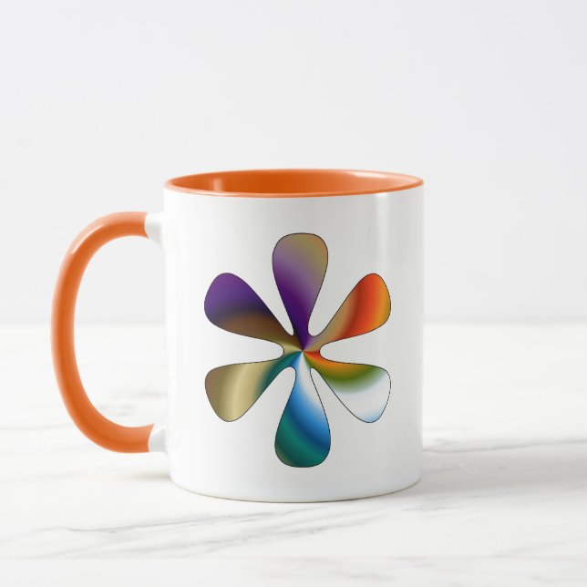 Mug Fleur à dégradé (Gauche)