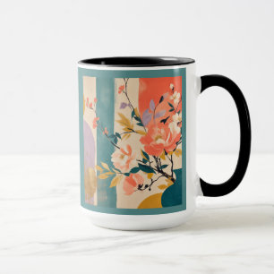 Mug "Fleur abstraite"