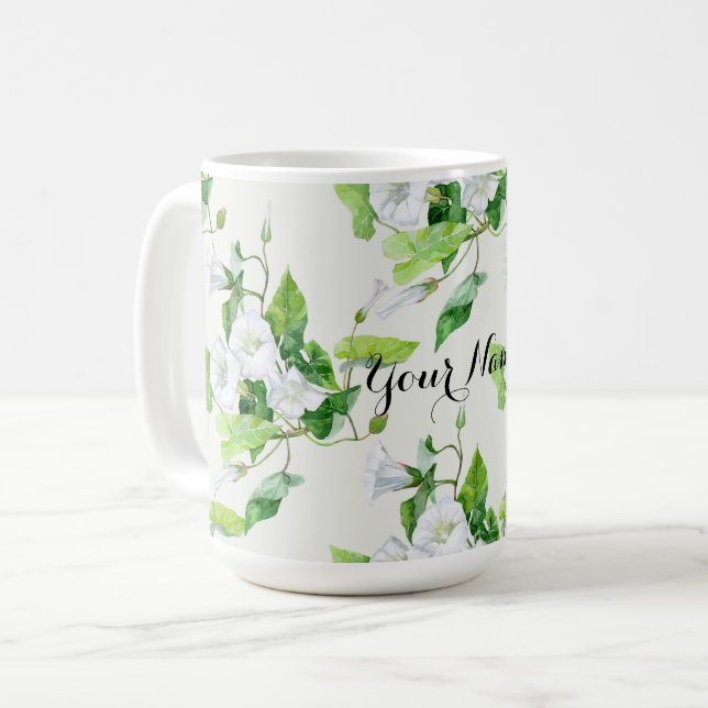 Mug Fleur blanche (Devant gauche)