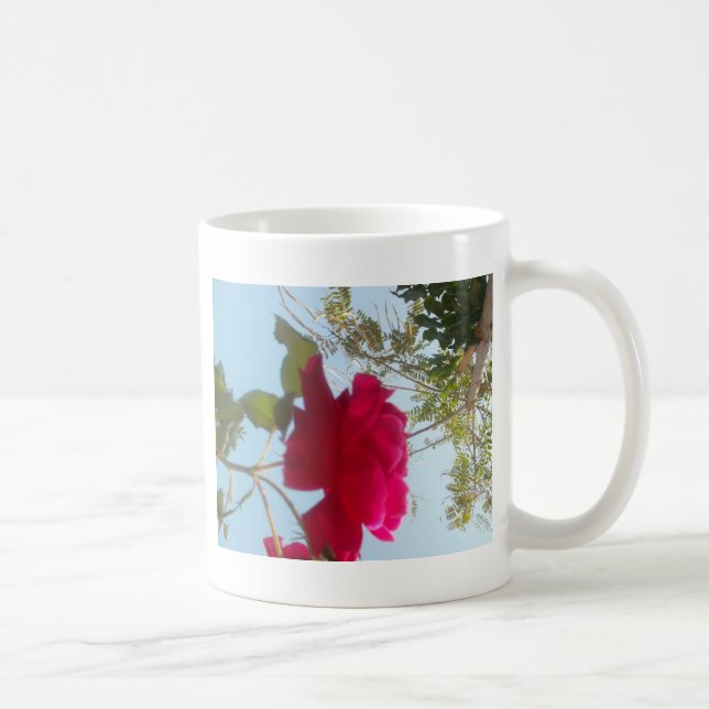 Mug Fleur céleste : Un Rose contre le ciel (Droite)