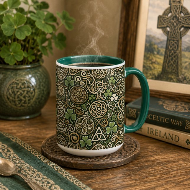 Mug Fleur celtique (Créateur téléchargé)