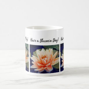 Mug Fleur d'aquarelle Lily d'eau orange