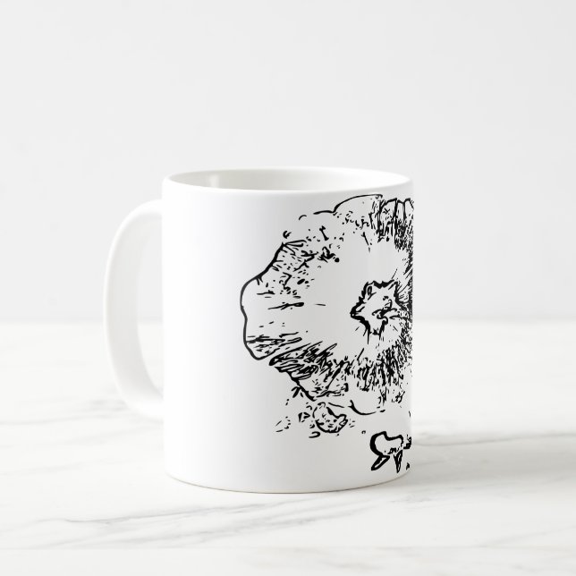 Mug Fleur d'art naturel (Devant gauche)