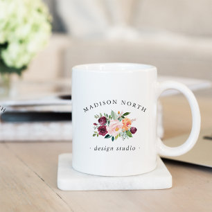 Mug Fleur d'automne   Logo floral