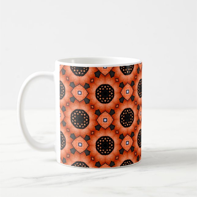 Mug Fleur d'automne orange (Gauche)