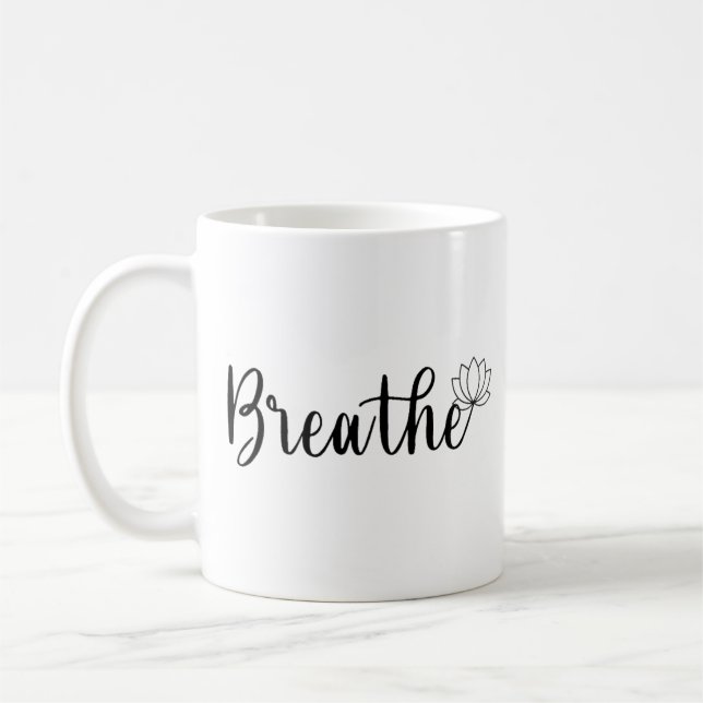 Mug Fleur de Breathe-Lotus-Fleur sauvage-Yoga (Gauche)