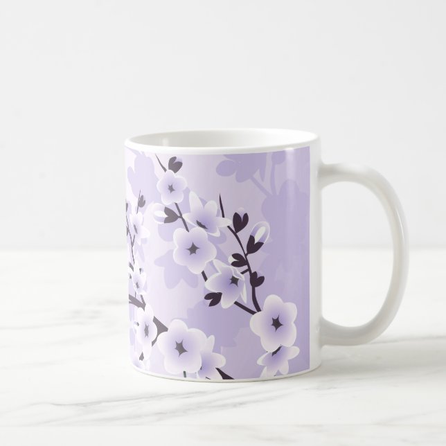 Mug Fleur de cerisier pourpre (Droite)