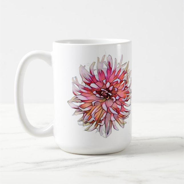 MUG FLEUR DE DAHLIA (Gauche)