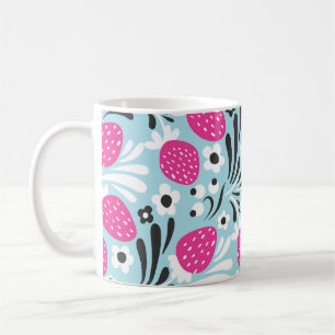Mug Fleur de fraise : Berry Rose Sans Seamless.