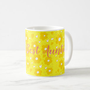Mug Fleur de la meilleure tante du monde