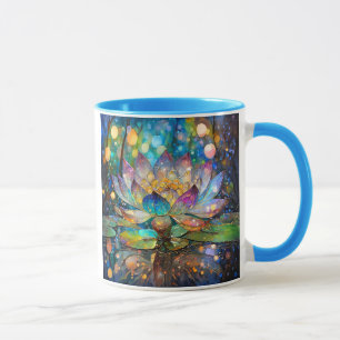 Mug Fleur de lotus illuminée en fleurs