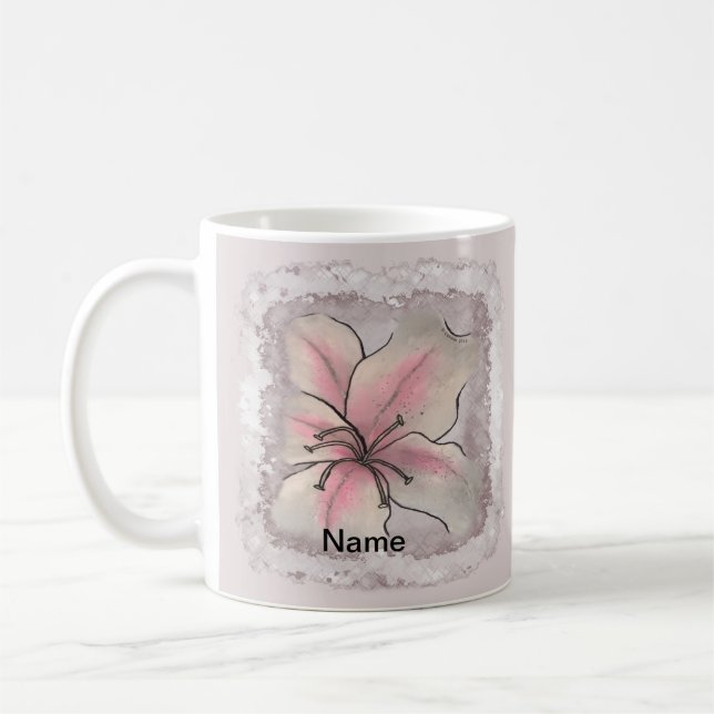 Mug Fleur de lys émergeante (Gauche)