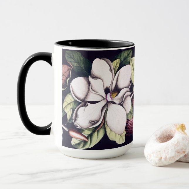 Mug Fleur de Magnolia (Avec donut)
