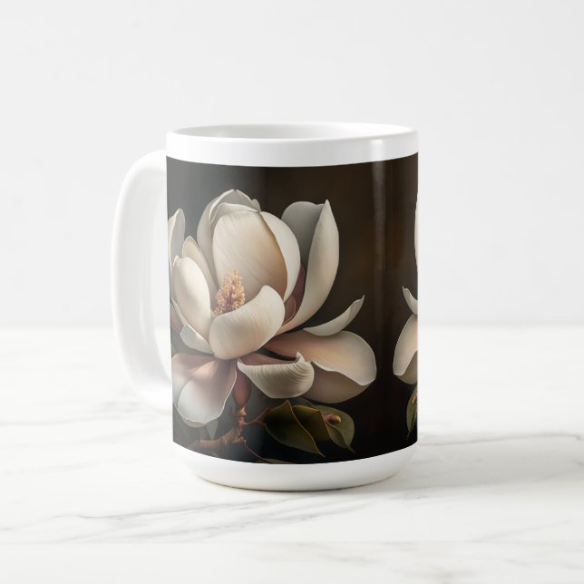 Mug Fleur de Magnolia (Devant gauche)