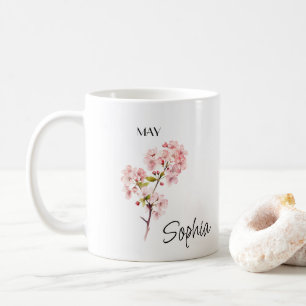 Mug Fleur de Mai Personnalisée