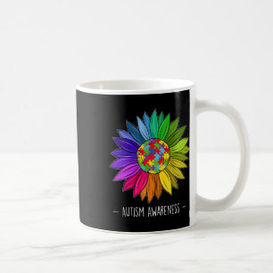 Mug Fleur de marguerite de sensibilisation à l'autisme