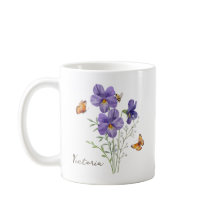 Fleur de naissance violette