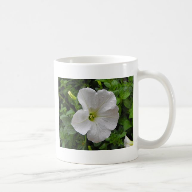 Mug fleur de pétunia blanche (Droite)