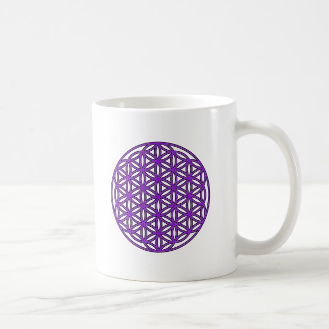 Mug Fleur de pourpre de la vie (Droite)