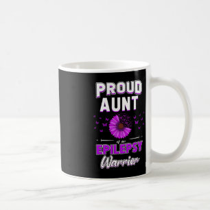 Mug Fleur de ruban pourpre Fier Tante Nephew Niece Epi