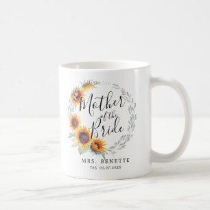 Mug Fleur de tournesol   Mère de la mariée
