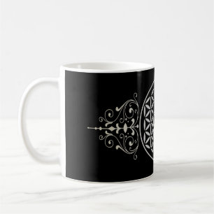 Mug Fleur de vie / Blume des Lebens - vintage II
