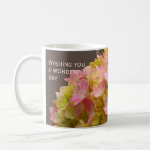 Mug Fleur d'hortensia printanière personnalisée et ins