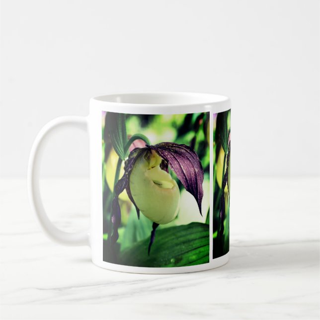 Mug Fleur d'orchidée blanche (Gauche)