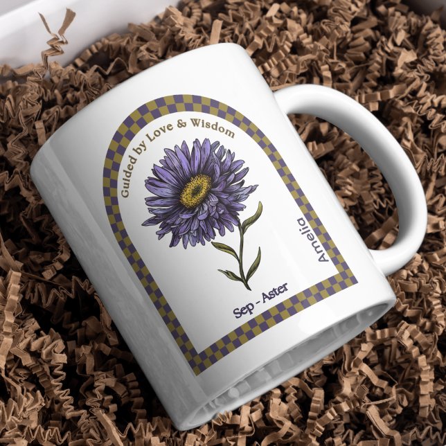 Mug Fleur du mois de naissance de septembre personnali (Créateur téléchargé)