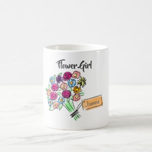 Mug Fleur Fille Personnalisée Fleurs
