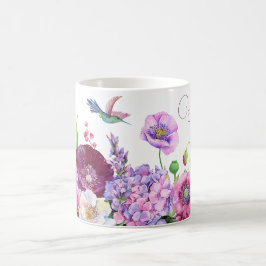 Mug Fleur fleurie photo nom personnalisé